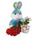My bunny!. Great combination of cuddle toy, sweet chocolates and magnificent flowers!. Den Haag